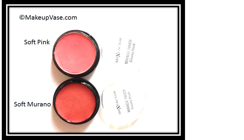 Max Factor miracle touch blush - Shades Soft Pink, Soft Murano